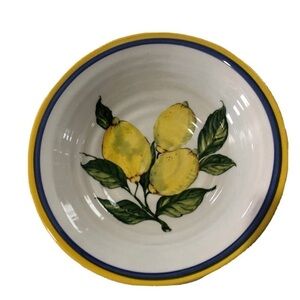Two (2) Ceramics Made in Italy dishwasher and microwave safe cerámica coure